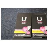 4-50 packs of Ukotex Daily Liners...