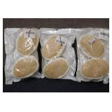 6 Exfoliating loofas...