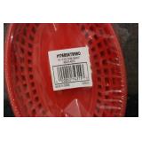 12 Pack of red oval serving baskets...
