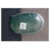 12 Pack of green oval serving baske...