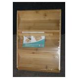 Bamboo wooden spice rack/ display s...