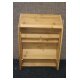 Bamboo wooden spice rack/ display s...