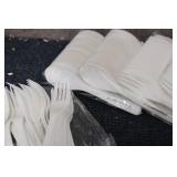 HUGE lot of plastic cutlery forks k...