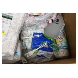 OVERSTOCK BOX Sponges, Tissues, Zip...