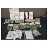 Lot of press on nails, polish, stic...