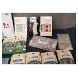 Lot of press on nails, polish, stic...
