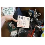 Box of miscellaneous sporting goods...
