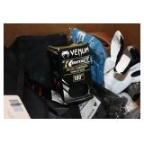 Box of miscellaneous sporting goods...