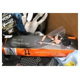 Box of miscellaneous sporting goods...