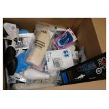 Box of shoe accessories laces, inse...