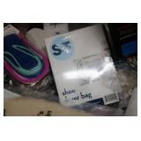 Box of shoe accessories laces, inse...