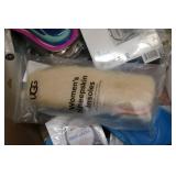 Box of shoe accessories laces, inse...