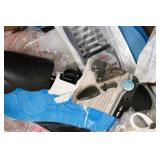 Box of shoe accessories laces, inse...
