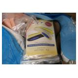 Box of shoe accessories laces, inse...