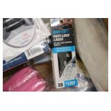 Box of shoe accessories laces, inse...