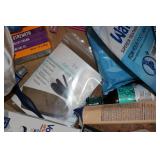 Box of personal care, health, and b...
