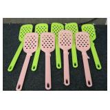 9 Slotted Spatulas...