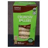 32 Pack of Crunchy Rollers Organic ...