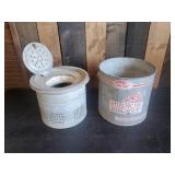 Vintage Old Pal Minnow Bucket with Insert - Nice!