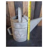 Awesome Vintage Watering Can with unique Curved Spout