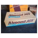 Vintage Peter Paul Candy bar Boxes and Band Aid tins