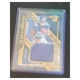Newly Minted 2018 Saquon Barkley Player Worn Jersey Sports Card