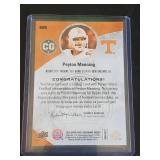 Peyton Manning Upper Deck Player Worn Jersey Sports Card
