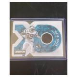 Steve Smith Carolina Panthers Player Worn Jersey Sports Card