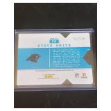 Steve Smith Carolina Panthers Player Worn Jersey Sports Card