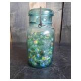 Ball Jar Of Vintage Marbles