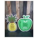 2 Very Collectible Tin Revel Stoke Advertising Signs