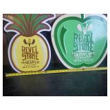 2 Very Collectible Tin Revel Stoke Advertising Signs
