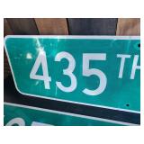 3 Metal Road Signs