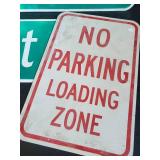3 Metal Road Signs