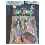Collectible 2 Todd McFarlan Toys Brain Drain, Smuggler and one Brian Pulidos Evil Ernie