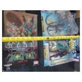 Collectible 2 Todd McFarlan Toys Brain Drain, Smuggler and one Brian Pulidos Evil Ernie
