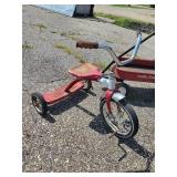 Vintage Radio Flyer Wagon and Trike, and Junior Trike