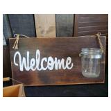 Wall and room Décor  Case Steel Separator box, Welcome Sign, Wooden Box with Metal Stand and more