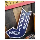 Drink Sign Lot metal its 5 o