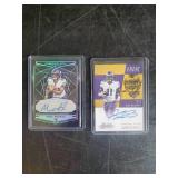 Laquon Treadwell and Mike Hughes Authentic Autograph Sports Cards