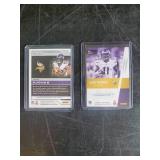 Laquon Treadwell and Mike Hughes Authentic Autograph Sports Cards