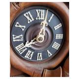 Large Beautiful Antique West German Coo-Coo Clock With Deer Hunting Theme