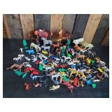 Large Lot of Vintage and Newer Animals of various Kinds, Sizes, and Colors