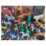 Large Lot of Vintage and Newer Animals of various Kinds, Sizes, and Colors