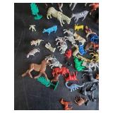 Large Lot of Vintage and Newer Animals of various Kinds, Sizes, and Colors