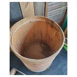 Vintage Sewing Drawers, 2 Metal Locker Baskets, and Taylor Chain Barrel