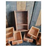 Lot of Vintage Wooden Drawers some with dividers great for smalls Nice Collection!!