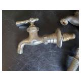 7 Brass Water well Spickets of various styles and sizes