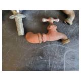 7 Brass Water well Spickets of various styles and sizes