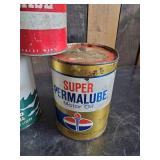 7 Collectible Oil Cans of various brands